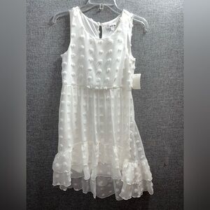 NICKIE LEW Charming White Kids Dress NWOT
